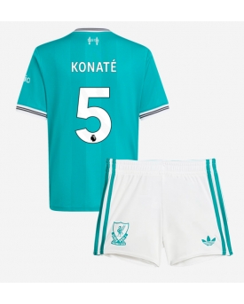 Liverpool Ibrahima Konate #5 Maglia Gara Terza Repliche 2025-26 Bambino Maniche Corte